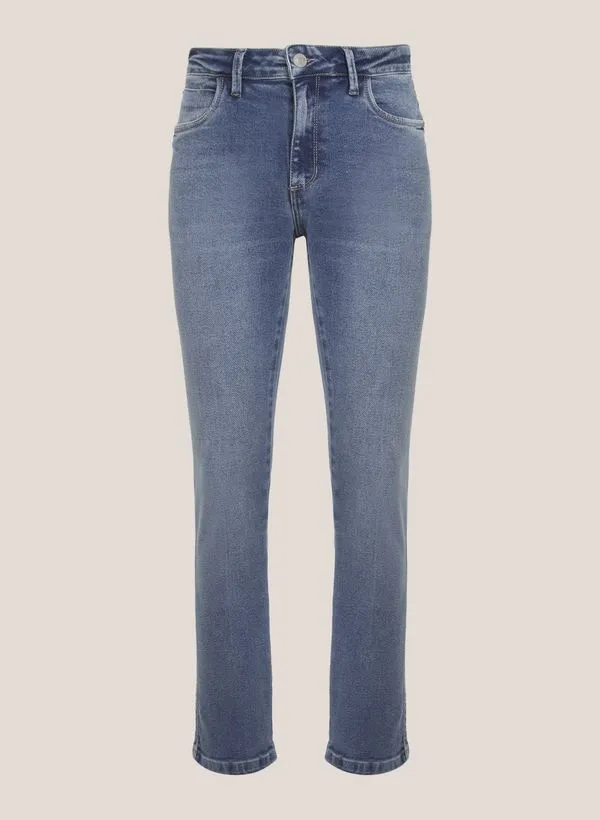 Calça Jeans Slim Fit Memory Dudalina Masculina 44