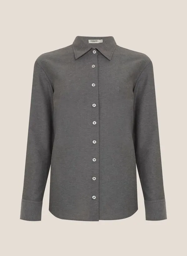 Camisa Relaxed Fit Lisa Dudalina Feminina 46