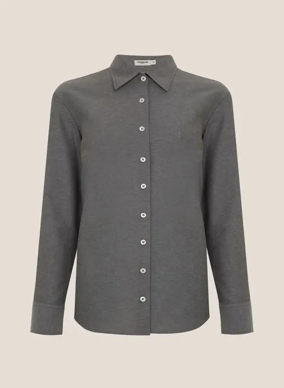 Camisa Relaxed Fit Lisa Dudalina Feminina 46
