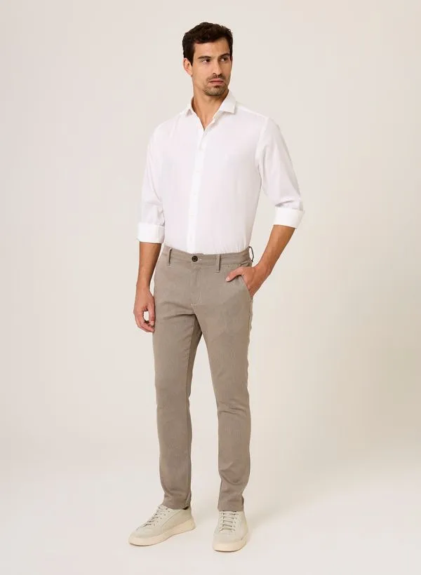 Calça Slim Fit Chino Stretch Dudalina Masculina 50