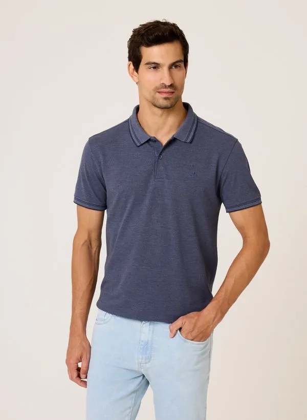 Polo Mescla Frisos Dudalina Masculina P