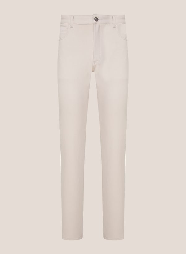 Calça Slim Fit Sarja Moletom Dudalina Masculina 50