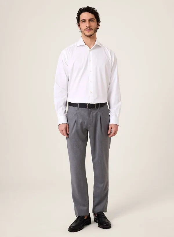 Camisa Comfort Maquinetada Wrinkle Free Dudalina Masculina 48