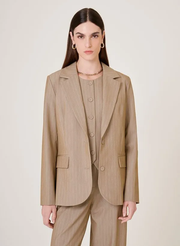 Blazer Risca De Giz Adelia Dudalina Feminina 38