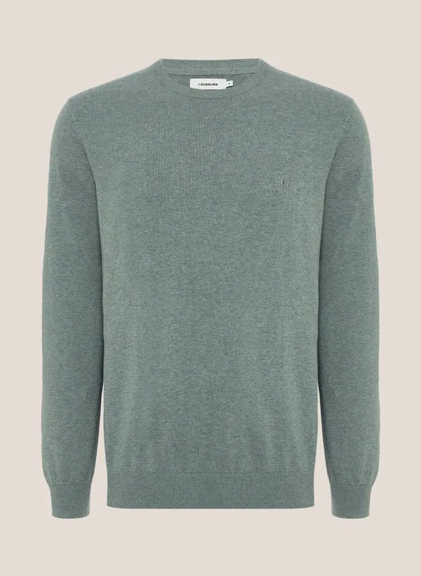 Tricot Básico Melange Dudalina Masculina M
