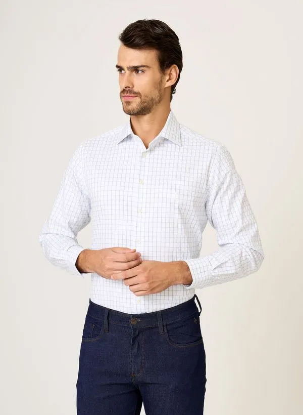 Camisa Slim Fit Water Repell Dudalina Masculina 38