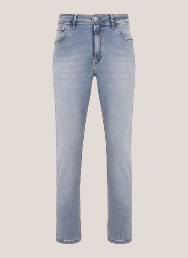 Calça Jeans Slim Fit Dry Delavê Dudalina Masculina 48