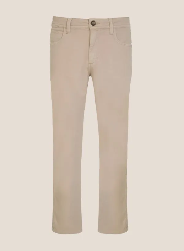 Calça Slim Fit Sarja Moletom Dudalina Masculina 44