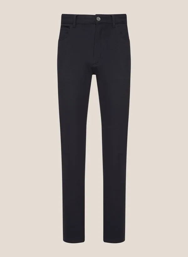 Calça Slim Fit Sarja Moletom Dudalina Masculina 44