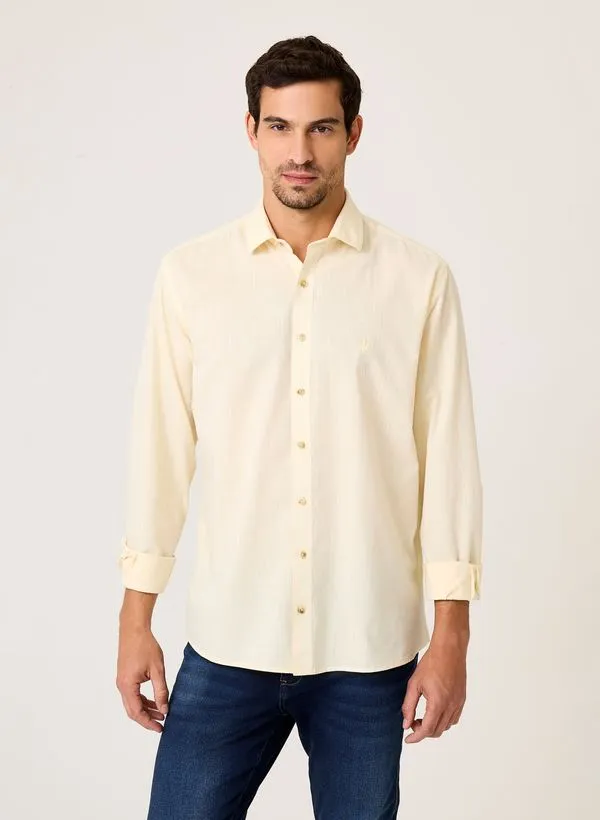 Camisa Comfort Fit Slub Lisa Dudalina Masculina 2