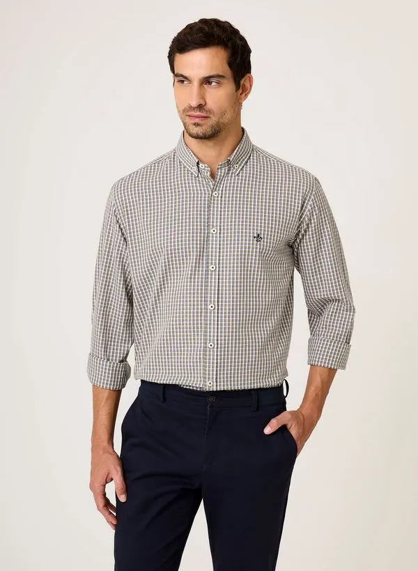 Camisa Comfort Fit Xadrez Dudalina Masculina 2