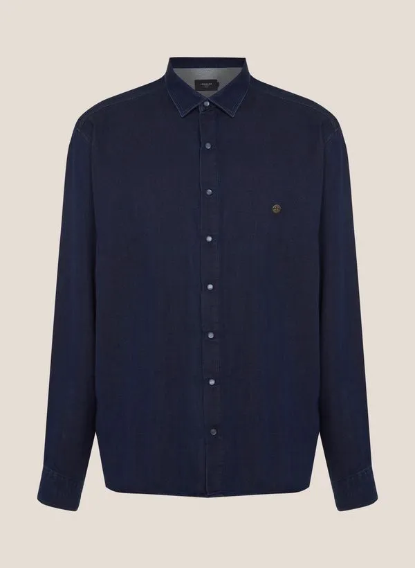 Camisa Slim Fit Jeans Moletom Dudalina Masculina 6