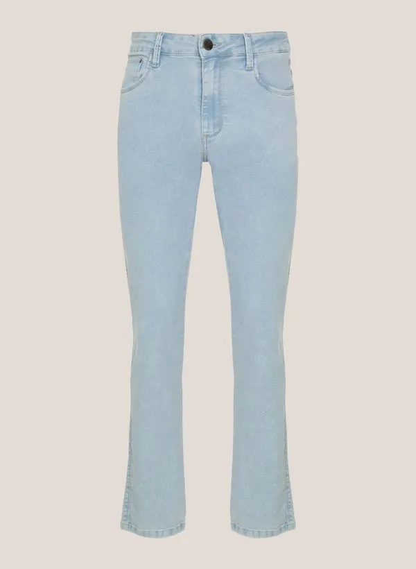 Calça Jeans Slim Fit Delavê Dudalina Masculina 50