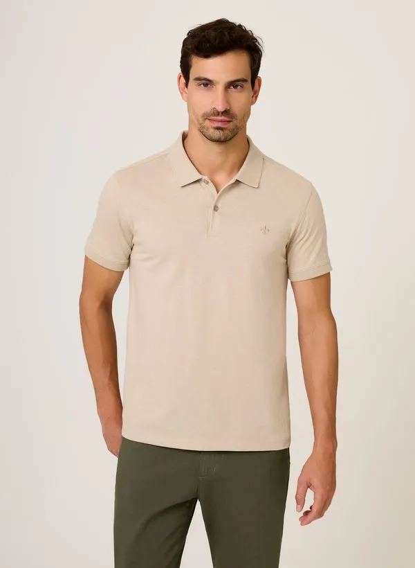 Polo Regular Fit Malha Maquinetada Dudalina Masculina G