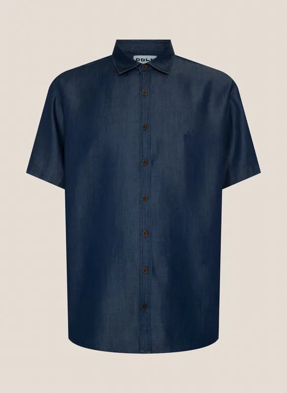 Camisa Jeans Slim Fit Dudalina Masculina 6