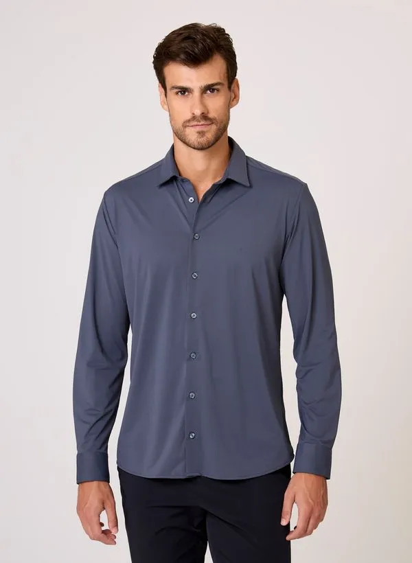 Camisa Slim Fit Performance Dudalina Masculina 40