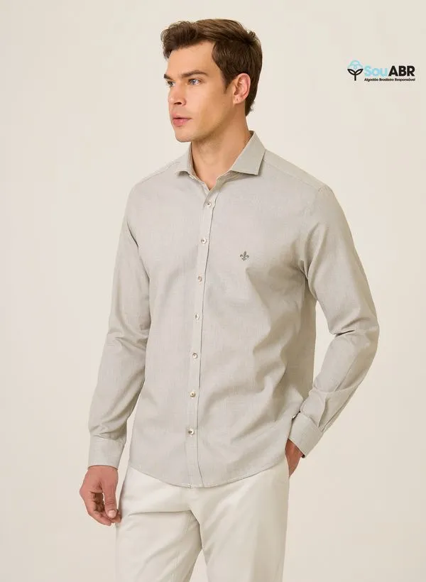Camisa Slim Fit Micro Vichy Dudalina Masculina 3