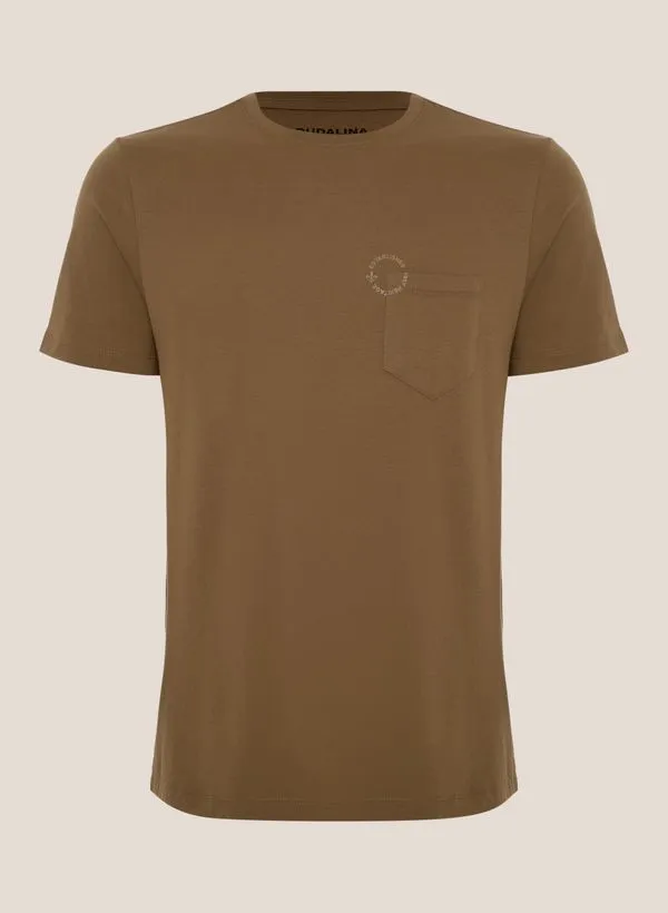 Camiseta Bolso Silk Relevo Dudalina Masculina M
