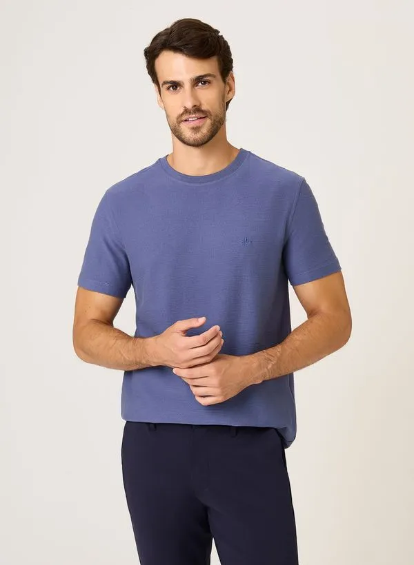 Camiseta Listras Maquinetada Dudalina Masculina M