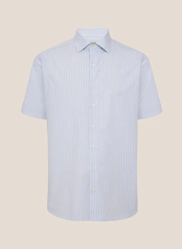 Camisa Slim Fit Listrada Dudalina Masculina 2