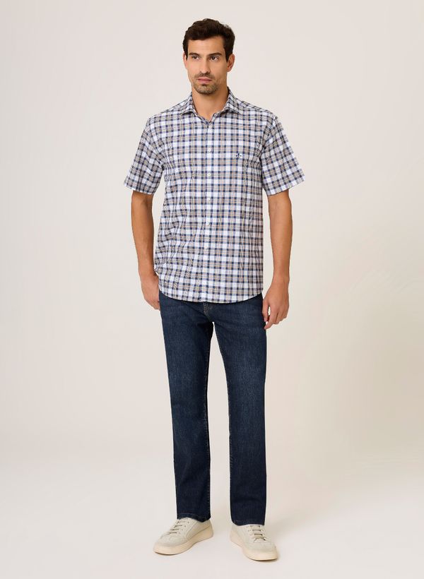 Calça Jeans Right Fit Denim Dry Dudalina Masculina 50