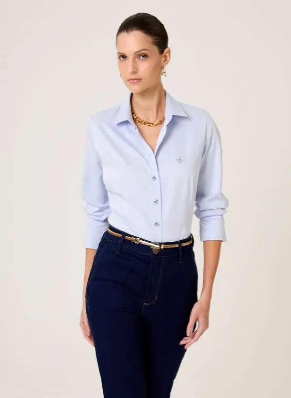 Camisa Slim Fit Cristal Dudalina Feminina 40