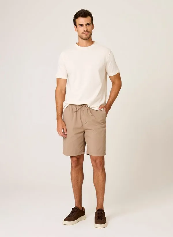 Bermuda Right Fit Elástico Dudalina Masculina M