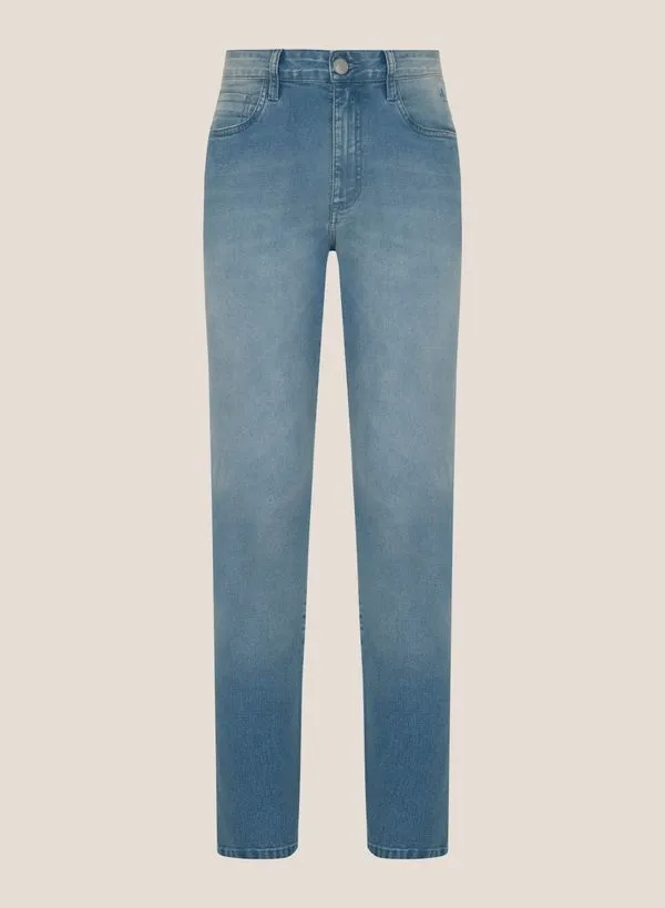 Calça Jeans Slim Fit Clássica Dudalina Masculina 50