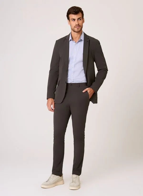 Calça Alfaiataria Tech Malha Dudalina Masculina 50