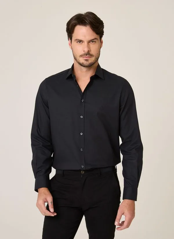 Camisa Slim Maquinetada Dudalina Masculina 36
