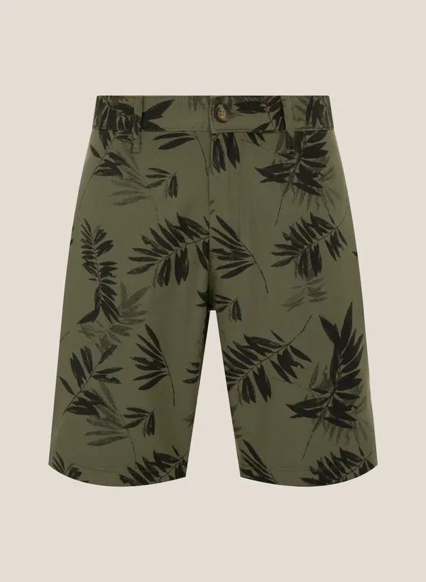 Bermuda Sarja Slim Fit Listrada Dudalina Masculina 46