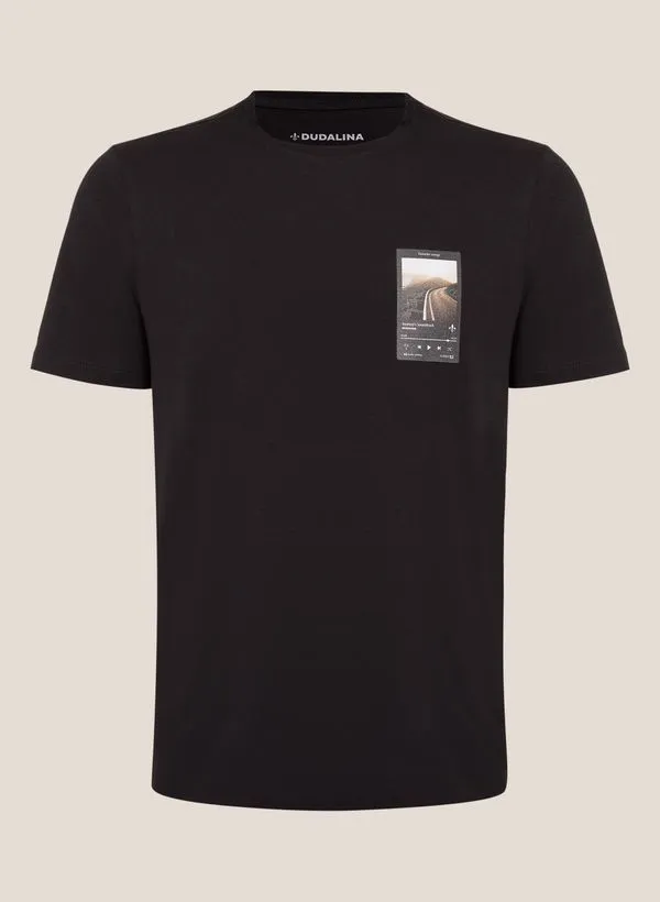 Camiseta Regular Fit Soundtrack Dudalina Masculina GG
