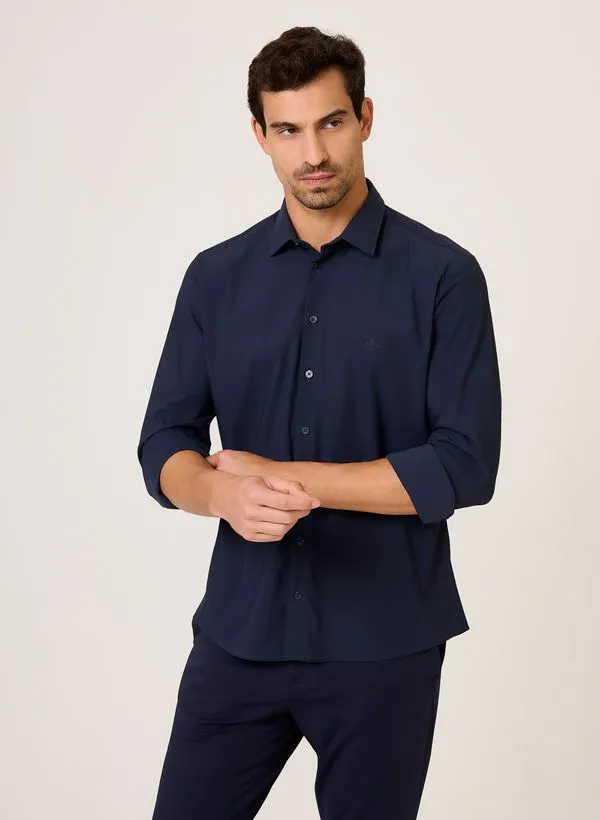 Camisa Slim Fit Performance Dudalina Masculina 38