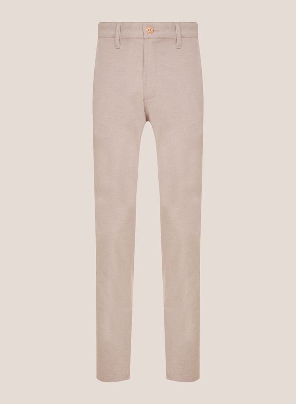 Calça Alfaiataria Slim FIt Sarja Dudalina Masculina 38