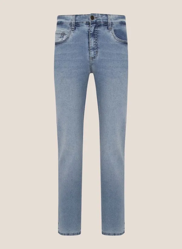 Calça Jeans Right Fit Vintage Dudalina Masculina 38
