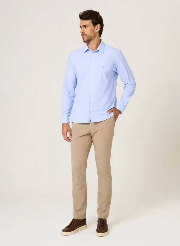 Calça Alfaiataria Performance Uv+Stretch Dudalina Masculina 42