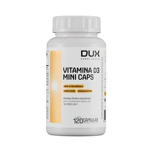VITAMINA D3 MINI CAPS - POTE 120 CÁPSULAS POTE 120 CAPS