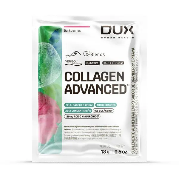 COLLAGEN ADVANCED - 10 SACHÊS Maçã - Sachê 18g