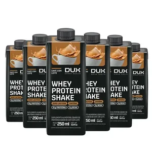 Kit 12 Whey Protein Shake Café com Leite