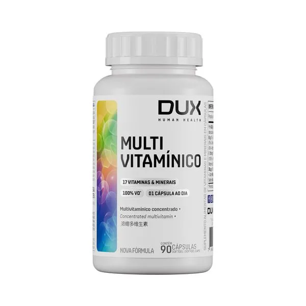 MULTIVITAMÍNICO - POTE 90 CÁPSULAS Multivitaminico Pote 90 Capsulas