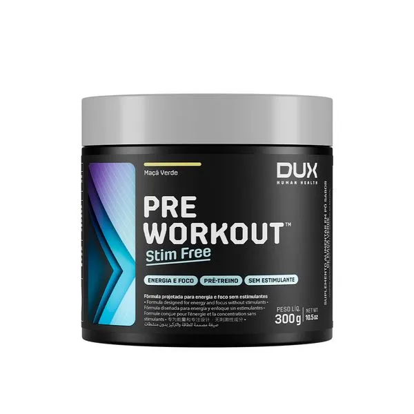 PRE WORKOUT ORIGINAL STIM FREE 300G MACA VERDE