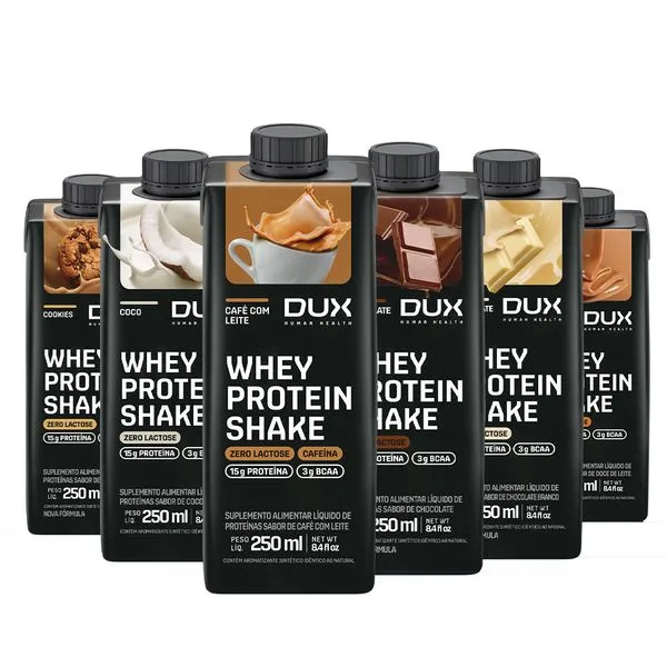 Kit 12 Whey Protein Shake Kit 6 Whey Protein Shake Sortidos