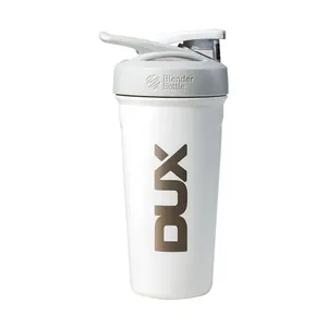 Blender Bottle Dux Strada Ss 710 Ml Dux Nutrition Branca 710Ml