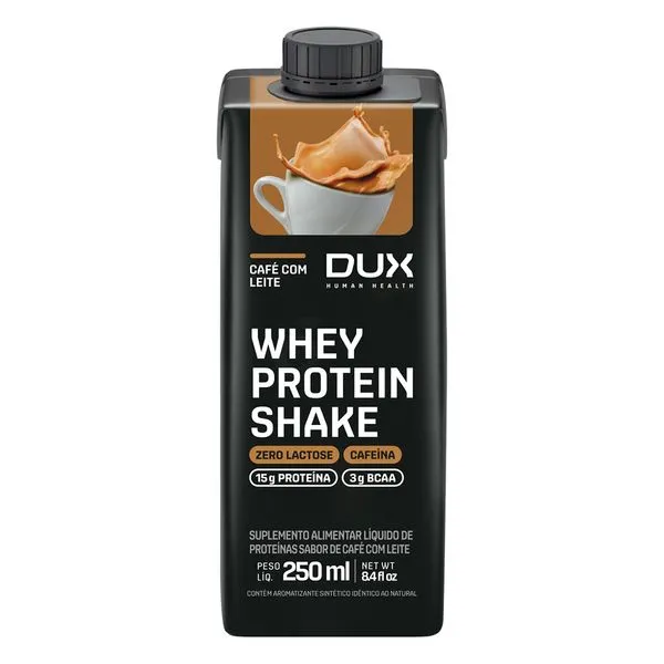 WHEY PROTEIN SHAKE 250 ML Sabor Café com Leite 250ml
