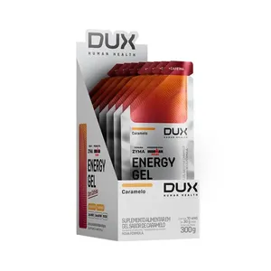 ENERGY GEL COM CAFEÍNA - 10 UNIDADES Sabor Caramelo com Cafeína