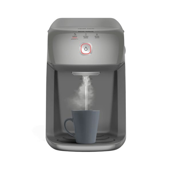 Purificador Electrolux com Compressor, Água Quente e Painel Digital Cinza (PH41X) 220V