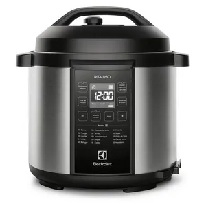 Panela de Pressão Elétrica Electrolux por Rita Lobo 6L Preta Experience Digital (PCC20) 127V