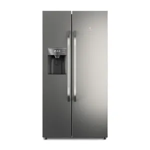 Geladeira Electrolux Frost Free Inverter 520L Efficient Side By Side Cor Inox (IS9S) 127V