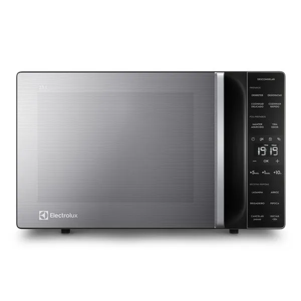 Micro-ondas Electrolux 23L cor Inox Efficient com Descongelamento Assistido (ME23S) 220V