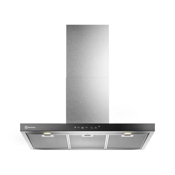 Coifa de Parede Electrolux 90cm Inox Experience com Inteligência Artificial e Alto Poder Sucção (CE9TF) 127V